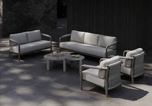 LORVAIN-silver İKİLİ OTURMA GRUBU