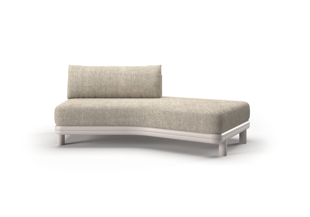 ALVO-bisque SOL AÇILI İKİLİ KANEPE