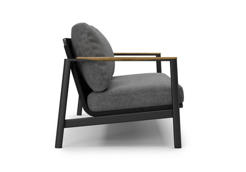 Easton Charcoal İkili Kanepe