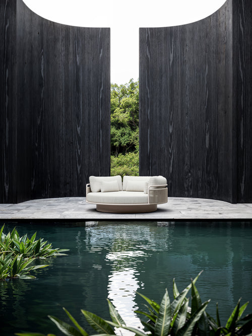 LINK-bisque MEDITATION BED