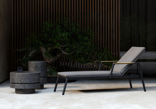 Easton Charcoal Şezlong