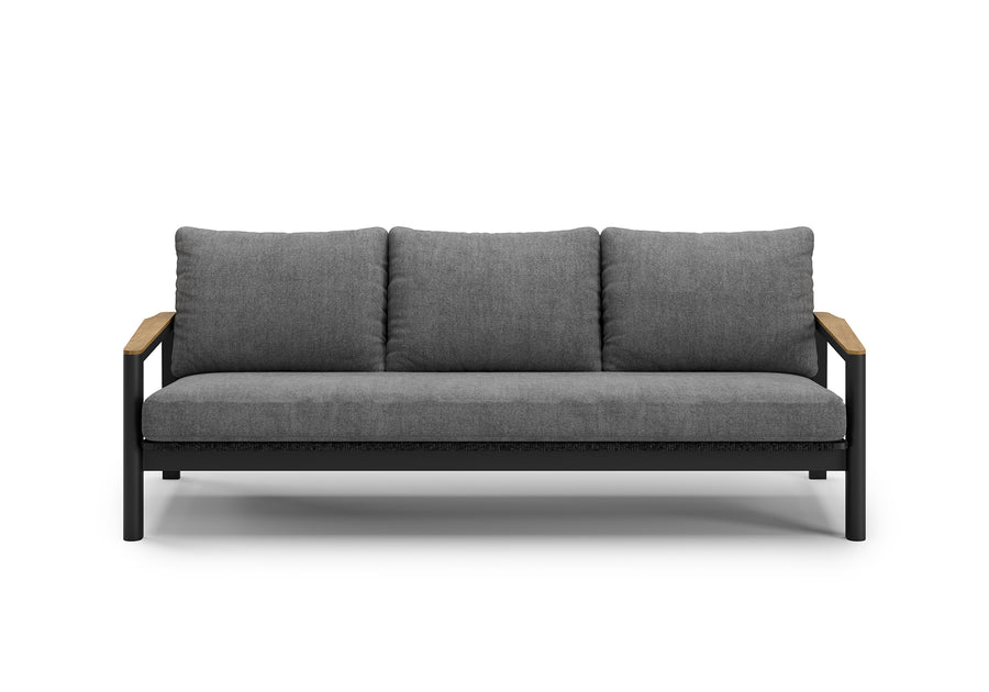 EASTON-charcoal ÜÇLÜ KANEPE