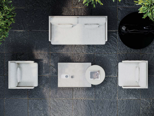 ÉCLAT-bisque İKİLİ KANEPE