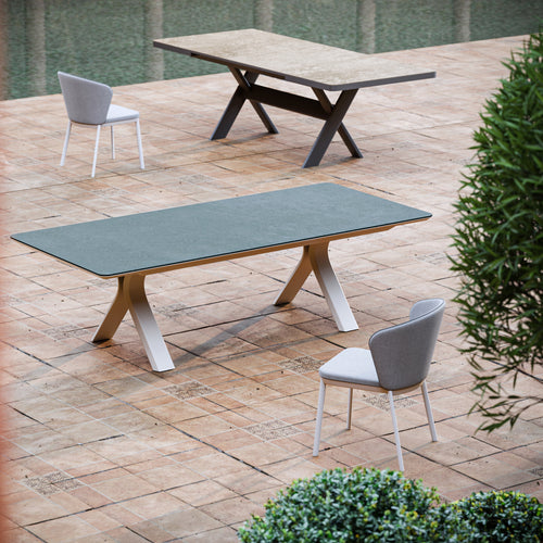 Swan Charcoal Extendable Dınıng Table