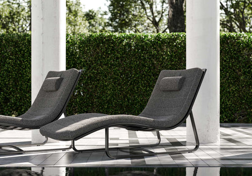 Fınol Charcoal Şezlong