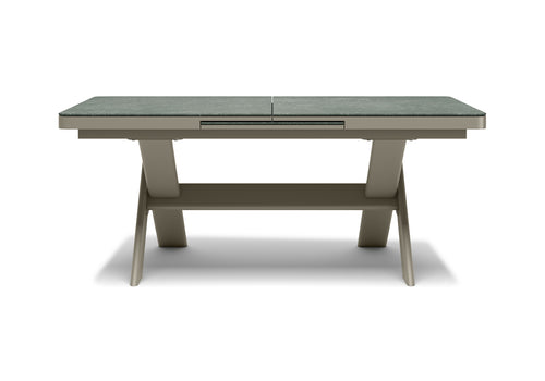 Swan Sılver Extendable Dınıng Table