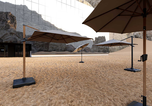 Claude Brandon Beıge XL Umbrella