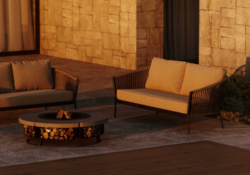 Moccasın İkili Oturma Grubu