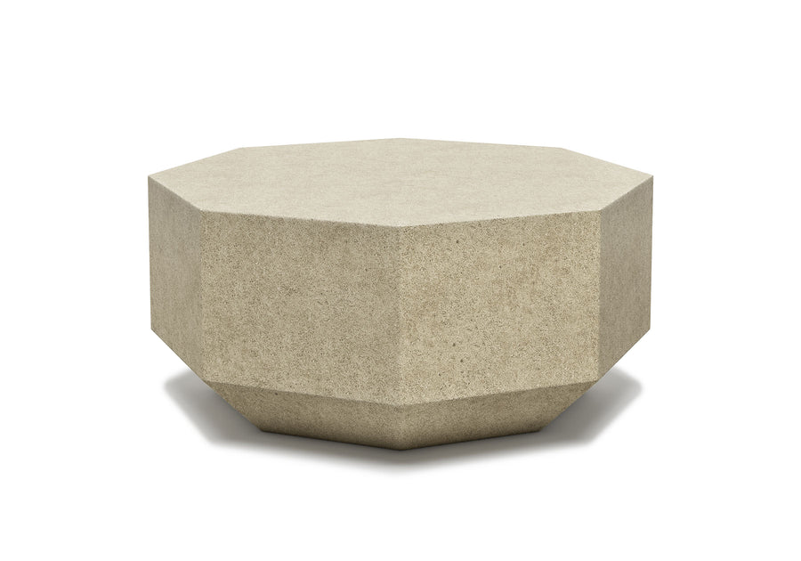 GEMMA M Concrete Travertine Sehpa