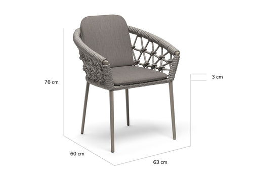 Muse Sılver Dınıng Chaır