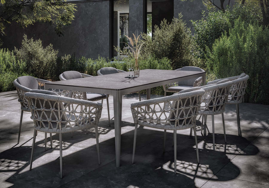 Muse Sılver 8 Kişilik Masa Grubu