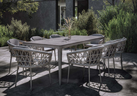 Muse Sılver Dınıng Table Set For 8