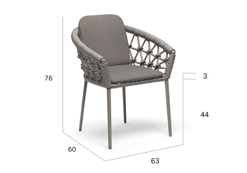 Muse Sılver 8 Kişilik Masa Grubu