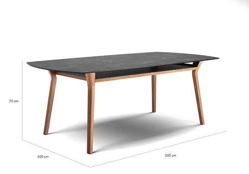 Sheldon Anthracıte Dınıng Table For 6