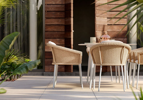 Nıkıta 8 Kişilik Teak Masa Grubu