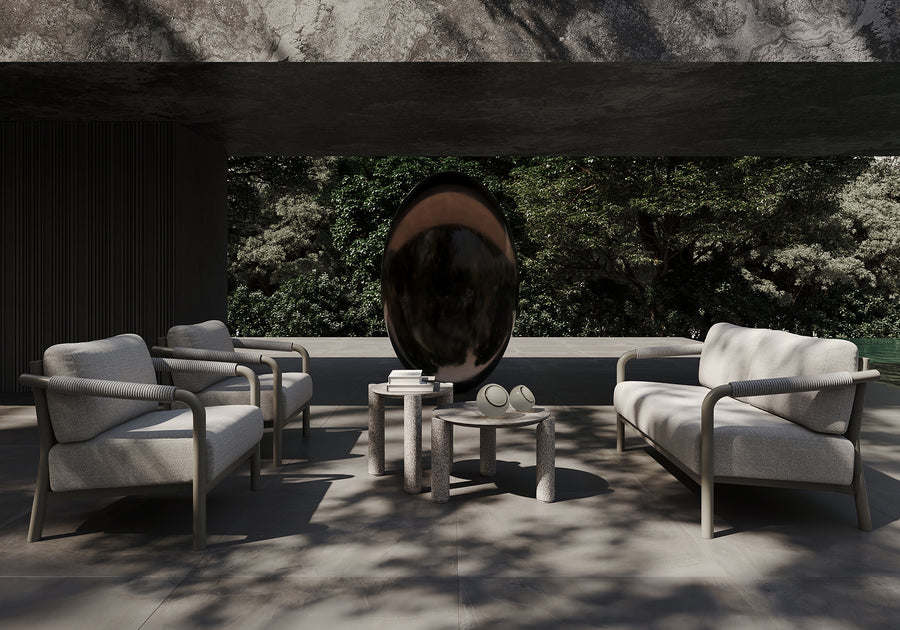 LORVAIN-silver İKİLİ OTURMA GRUBU