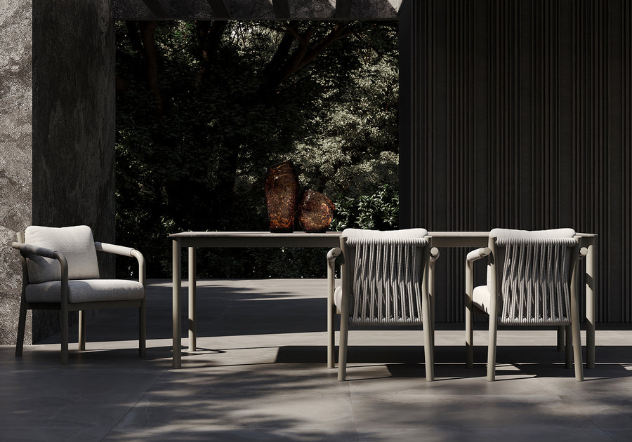 LORVAIN-silver 8 KİŞİLİK MASA GRUBU