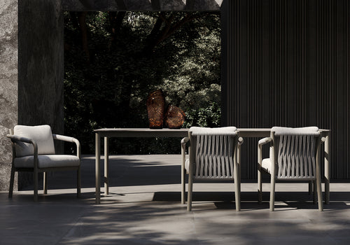 LORVAIN-silver 6 KİŞİLİK MASA