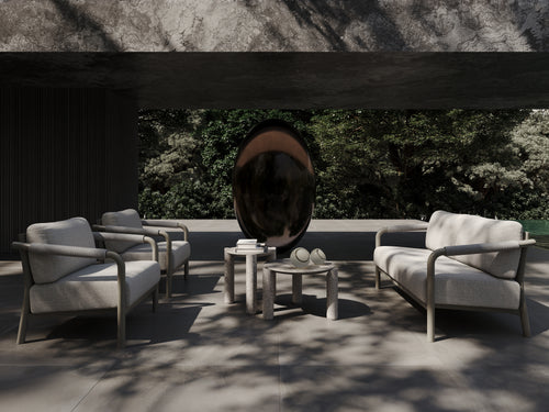 LORVAIN-silver İKİLİ KANEPE