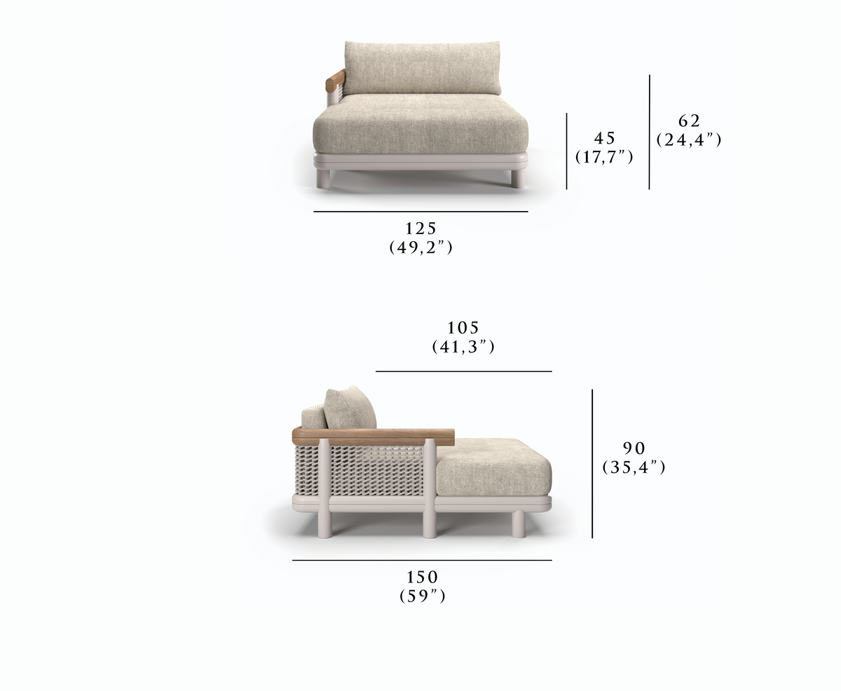 ALVO-bisque SOL KOLLU DAYBED