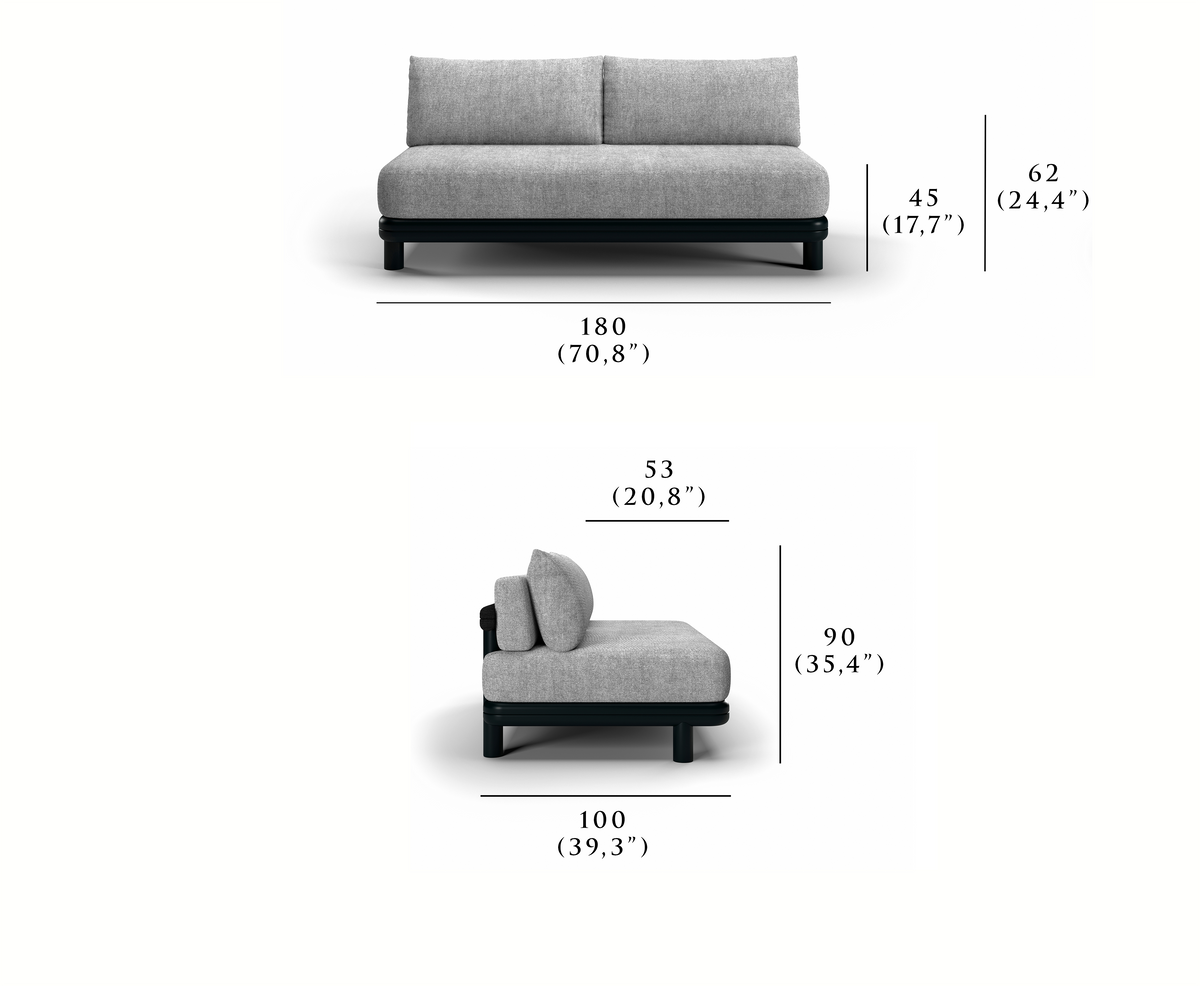 ALVO-fern İKİLİ KANEPE MODÜLÜ