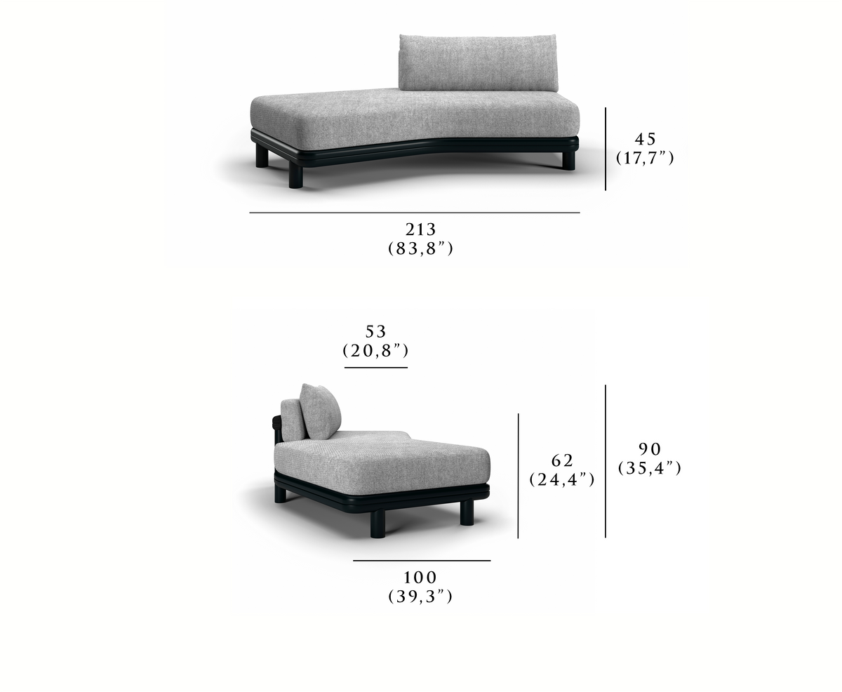 ALVO-fern İKİLİ SAĞ AÇILI KANEPE