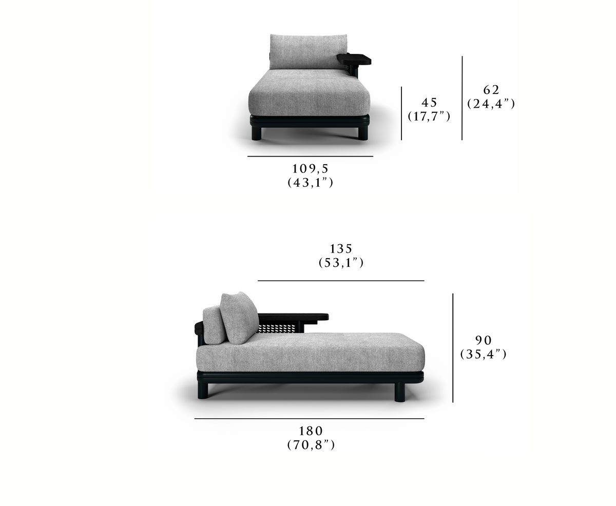 ALVO-fern SAĞ KOLLU ŞEZLONG