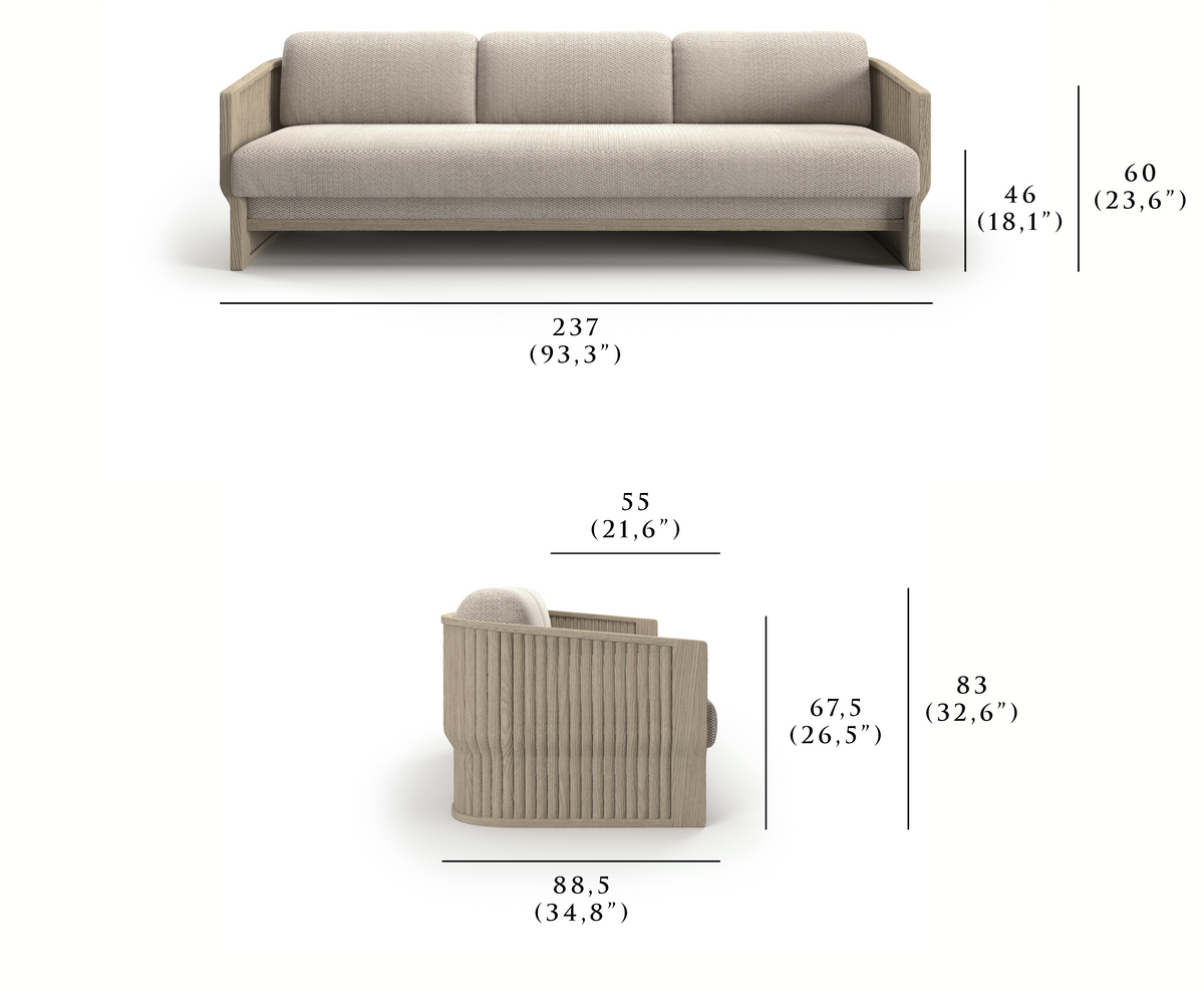 ELYTHIA ÜÇLÜ KANEPE