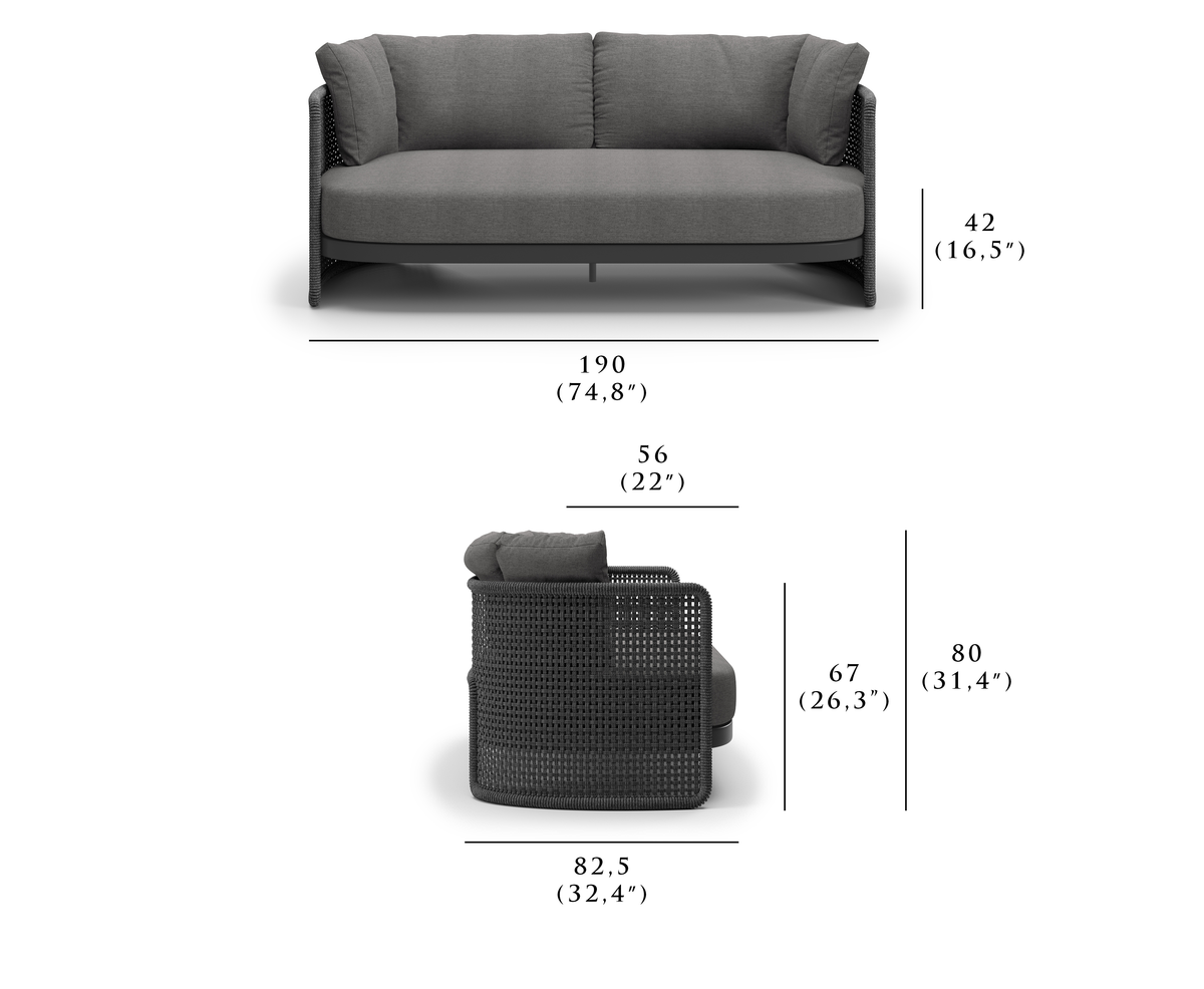 MIURA-nightfall İKİLİ KANEPE