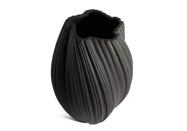 Dune Sandstone S Black Saksı