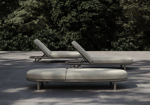 LORVAIN-silver ŞEZLONG