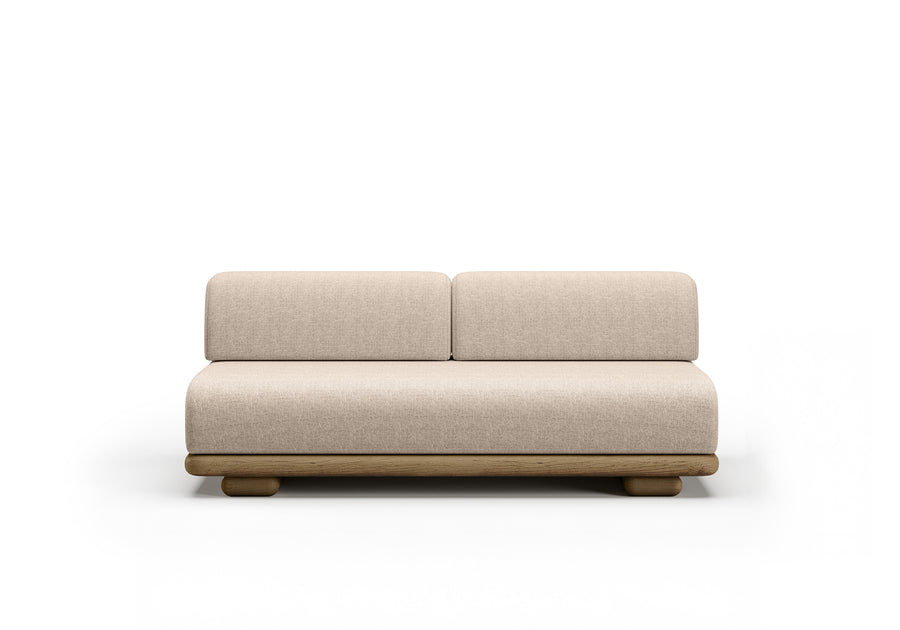 CALEO-natural İKİLİ KOLSUZ KANEPE