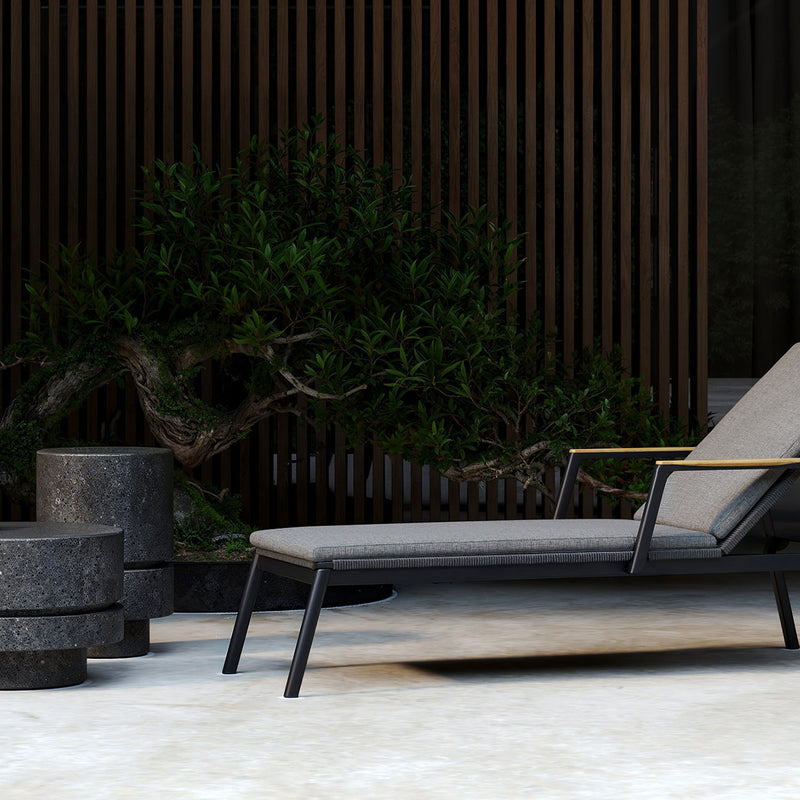 Easton Charcoal Şezlong