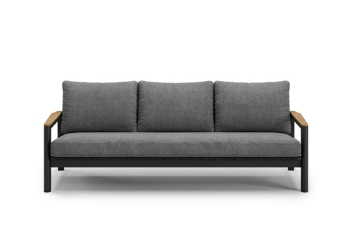 EASTON-charcoal ÜÇLÜ KANEPE