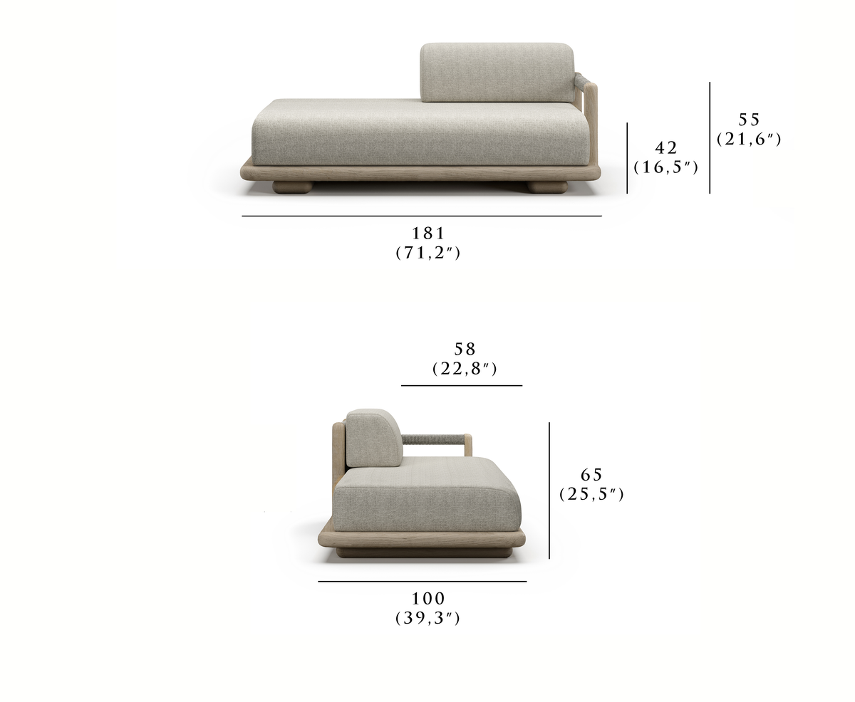 CALEO-ash YARIM SIRTLI KANEPE