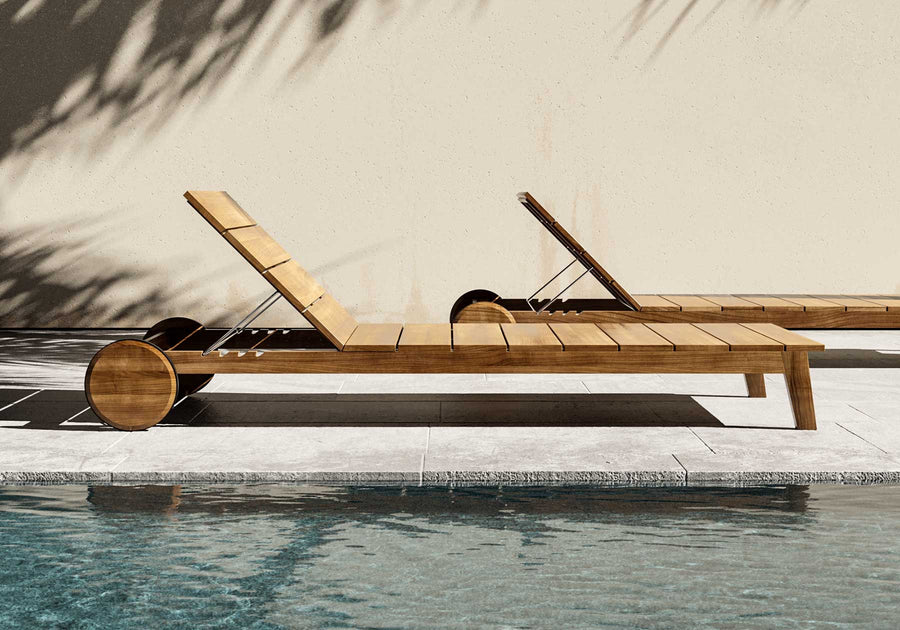 Harrıson Teak Şezlong