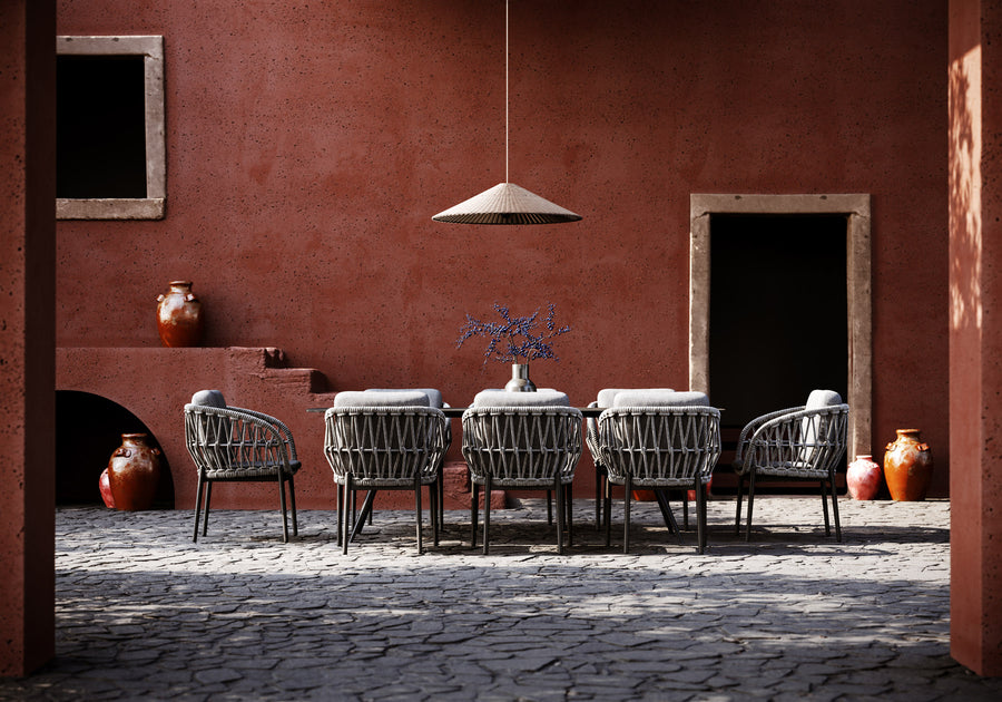 GEMMA-charcoal 8 Kişilik Masa Grubu